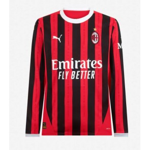 AC Milan Replica Home Stadium Shirt 2024-25 Long Sleeve